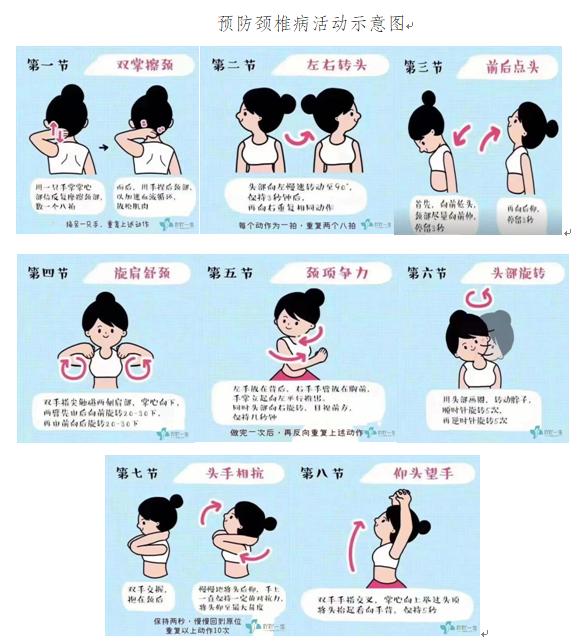 颈椎病预防小妙招